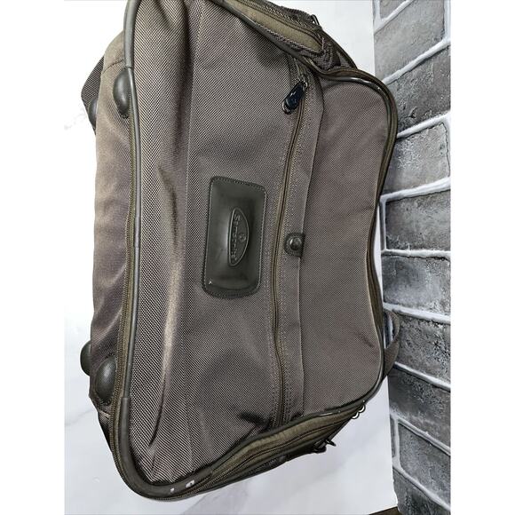 Samsonite Carry On Computer Tan/Brown Bag Zipper Adjustable Shoulder Strap - Picture 8 of 8